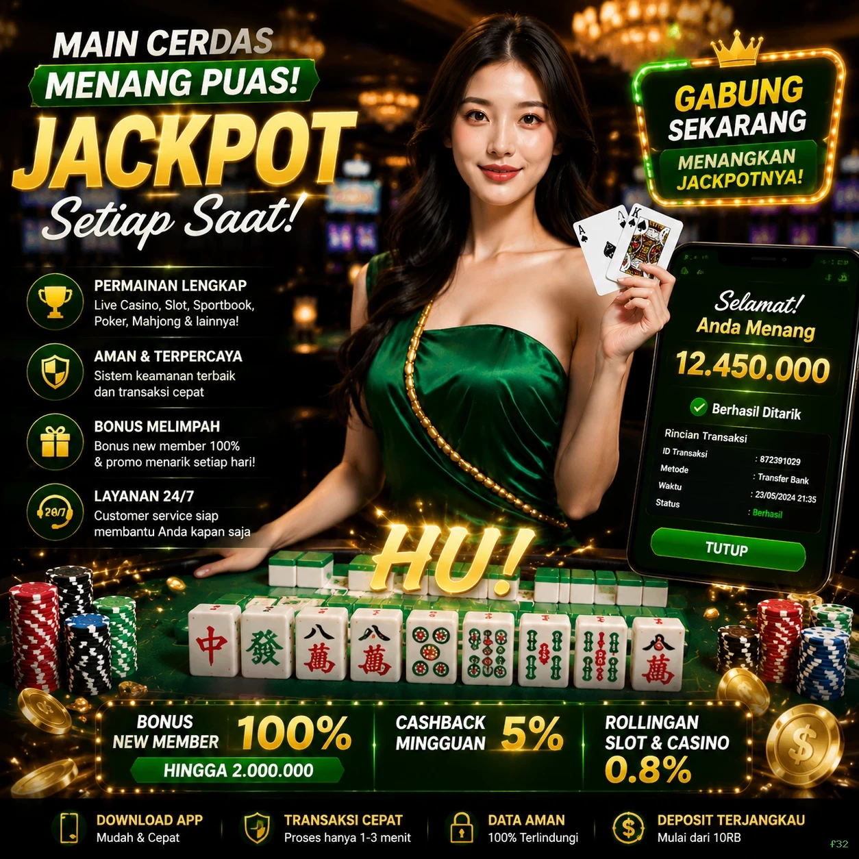 Ikon aplikasi f32 resmi